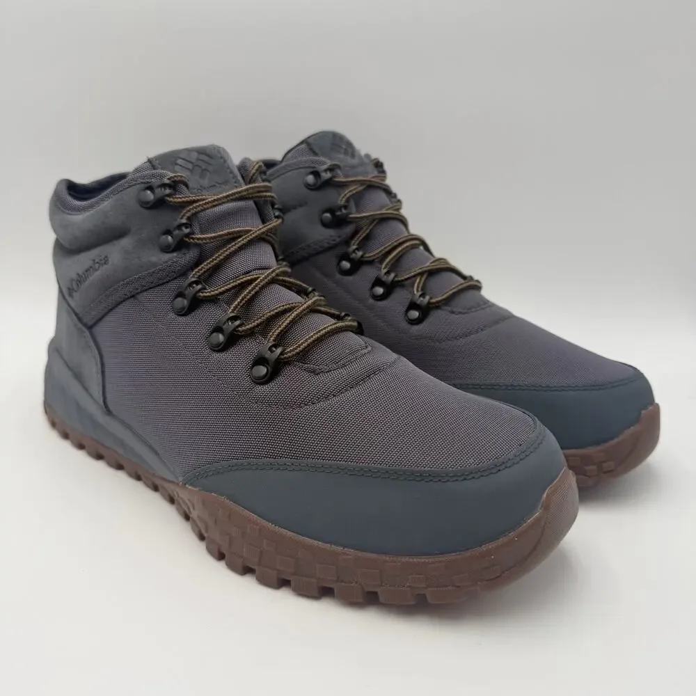 Columbia Mens Fairbanks Mid Climbing Shoes Size 10 M Grey Blue Waterproof NWOB